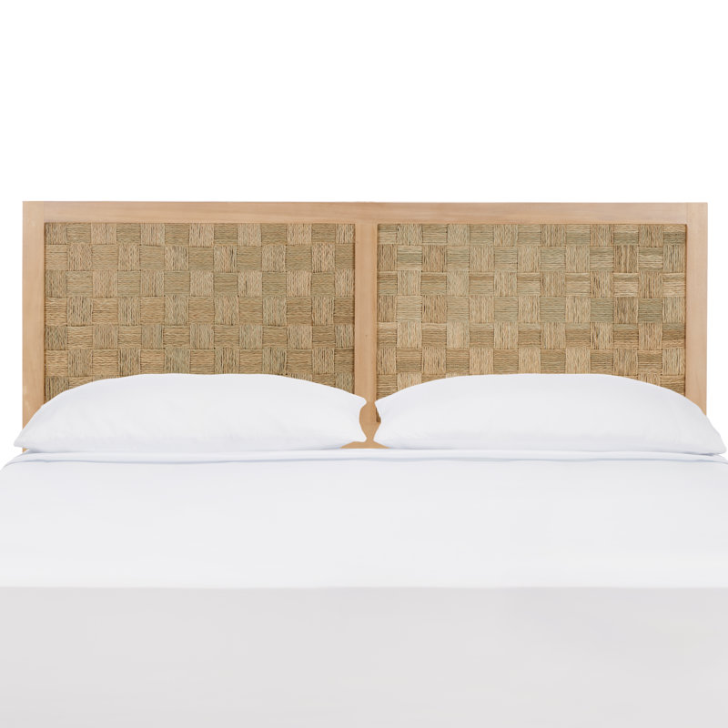 Verina Headboard, King, Light Natural