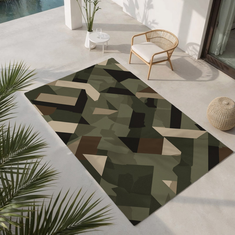 Tapis intérieur et extérieur Fragment Peak, Rectangle 4pi x 6 pi