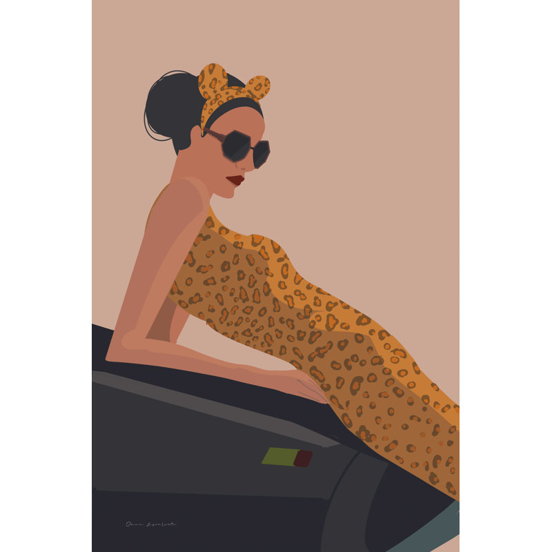 «Gorgeous Wild I» par Omar Escalante - impression sur toile tendue, H 48 po x l 32 po, Toile tendue, Non