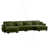 Velours vert olive est en rupture de stock