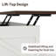Table basse à plateau relevable Farmhouse