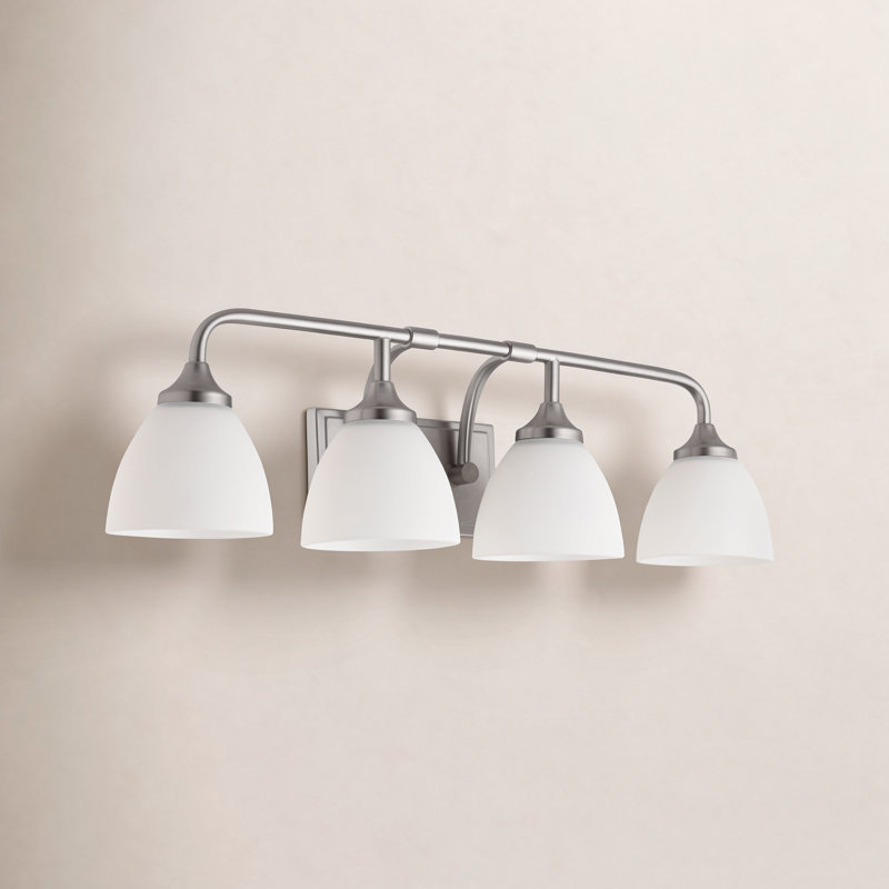 Ansara 4 - Light Dimmable Vanity Light, Satin Nickel
