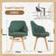 Swivel Linen Modern Upholstered Back Dining & Side Chair-1055869299