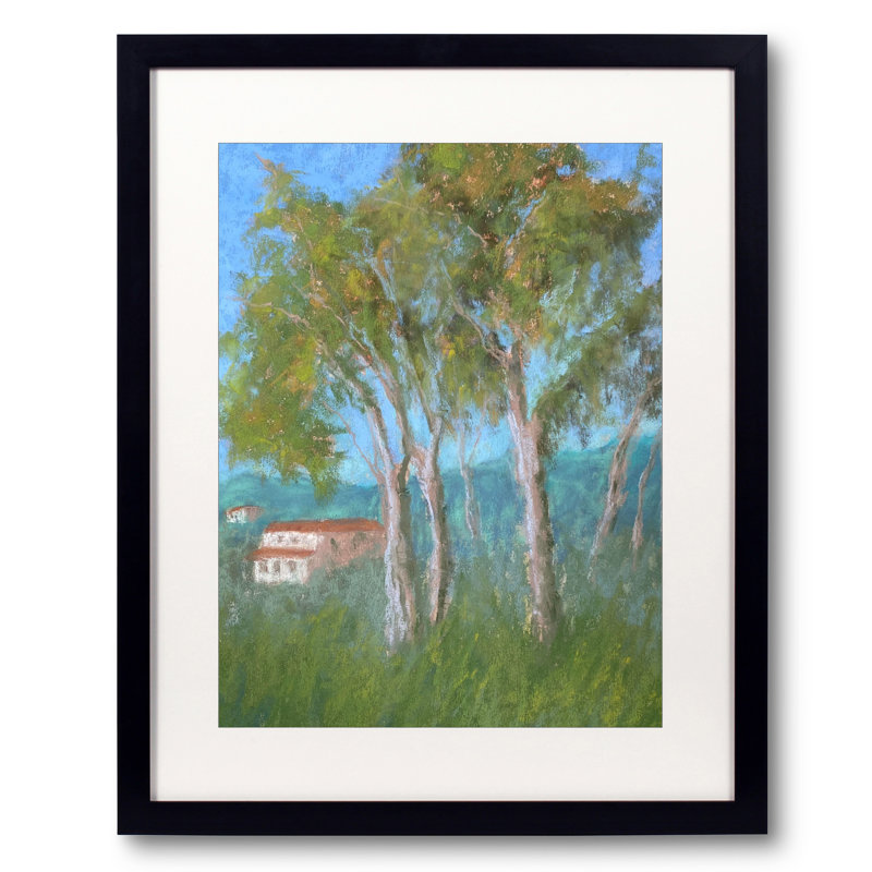 Ode à l'eucalyptus par Dina Gardner, H 21,25 po x l 17,25 po x P 0,875 po