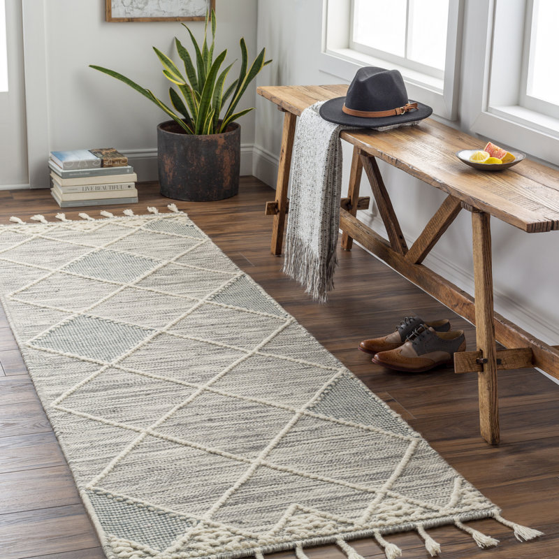 Tapis gris Brennon, Rectangle 8 pi 10 po x 12 pi