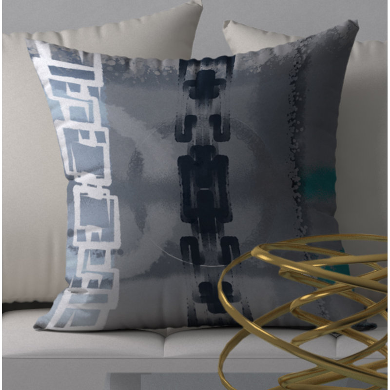 Housse et insert de coussin carré Fable Brilliant, 18" x 18"