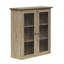 Armoire murale amovible à deux portes avec verre texturé à l'eau et tablettes réglables-106209693