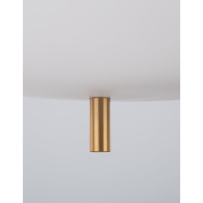 1 - Light Antique Brass Sphere Pendant, 17cm H x 19cm W x 19cm D