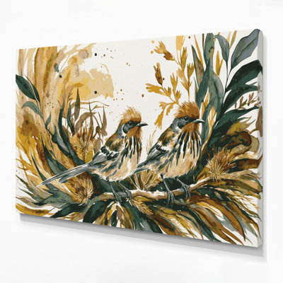 Art mural sur toile oiseaux