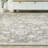 Fortuna Traditional Floral Filigree Performance Woven Indoor Area Rug-10949891