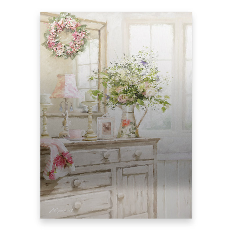 Art flottant en aluminium brossé «Shabby Chic» The Macneil Studio