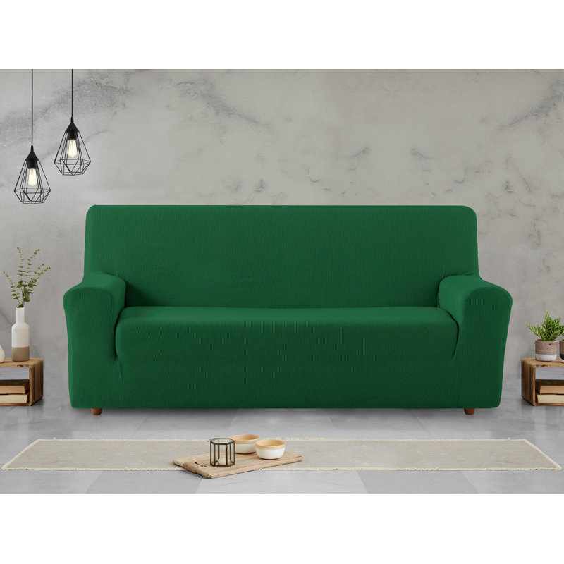 Rustica Sofa Slipcover, Set 3+1+1 Seats, Green