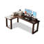 Bureau d'écriture en L noir en bois massif-118312066-118312062-118312065