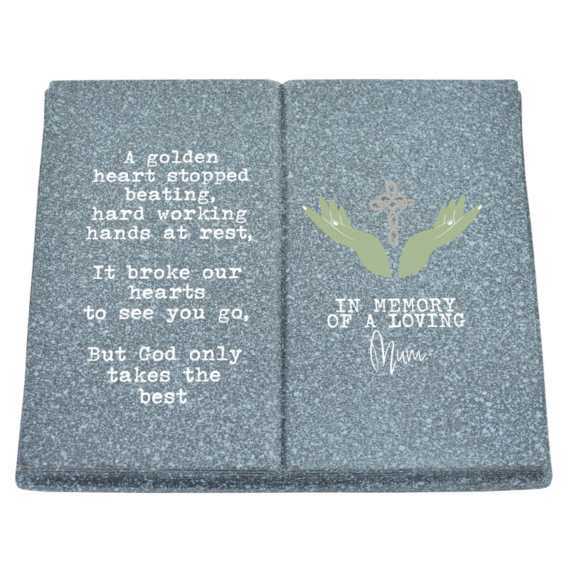 Vivid Squid Wholesale Plastic Religious & Spiritual Memorial Plaque