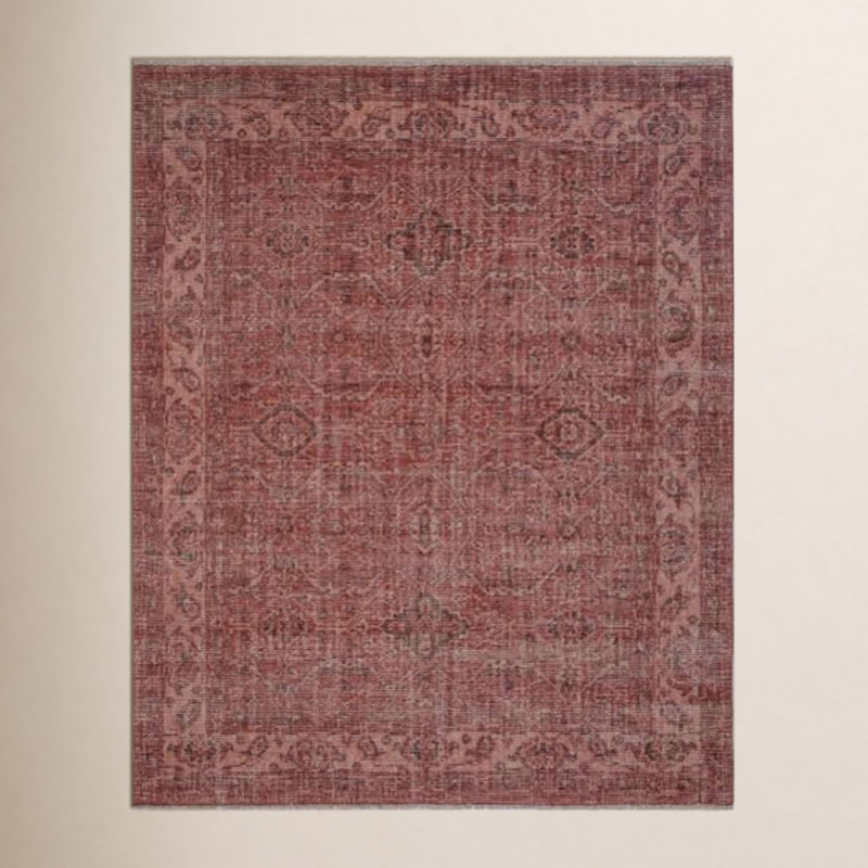 Dulcia Hand Knotted Wool Gordon Rug, Rectangle 5' x 8'