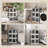 3 Stackable Storage Bins w/ Lids, Wheels, Collapsible, 18 gal