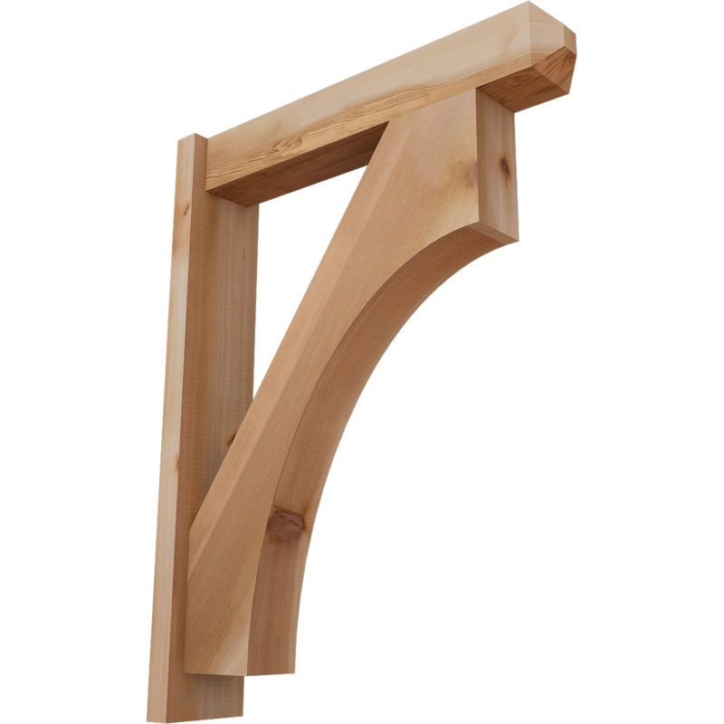 L 5 1/2 po x P 26 po x H 34 po Westlake Smooth Craftsman Perspector, cèdre rouge de l'Ouest, P 26 po x H 34 po
