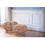 Petit repose-pieds en rotin Franco Albini-36177930