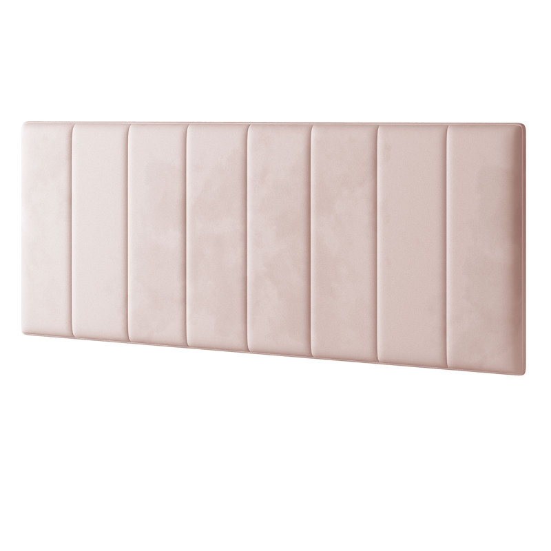 Hedley Upholstered Headboard, Pink, Kingsize (5')