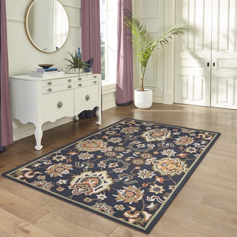 Tapis intérieur / extérieur Icie Petra, Rectangle 7 pi 7 po x 9 pi 6 po