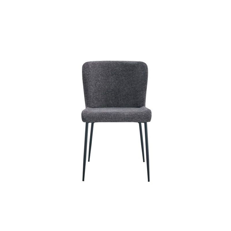 Skudeneshavn Tufted Polyester Side Chair, Grey