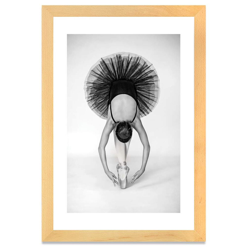 « ballet technique » par pauline pentony, impression sur toile tendue, H 24 po x l 16 po x P 1 po, Papier encadré naturel