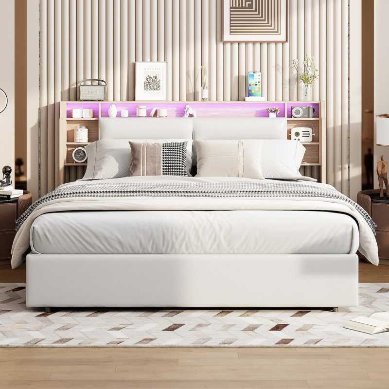 Ottoman Storage Bed, European Double (140 x 200 cm)