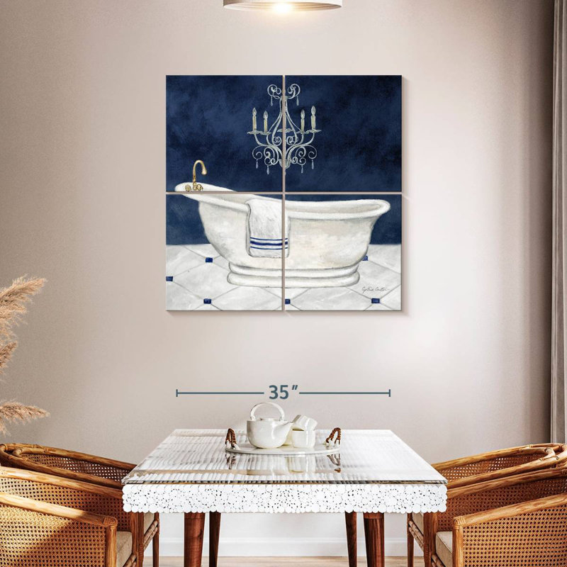 Kerrick Navy Blue Bath I