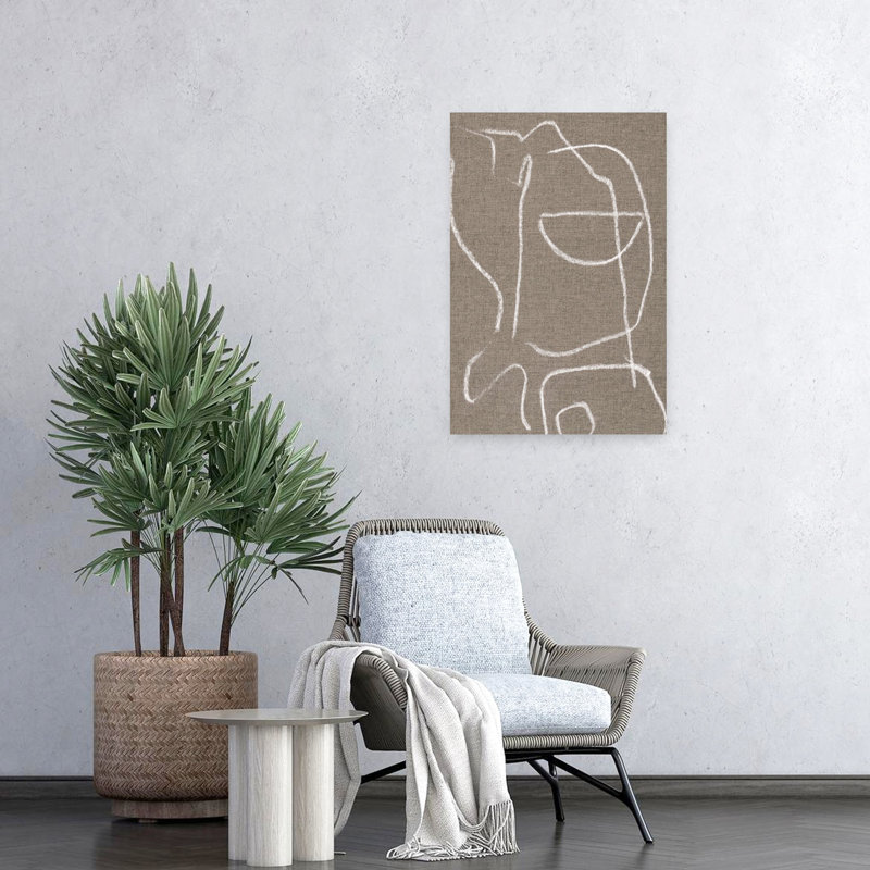 Art contemporain contemporain abstrait, H 24 po x l 16 po