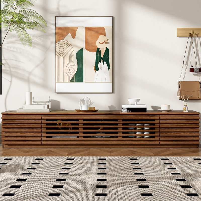 70'' TV Stand Furniture For Tvs Up To 80", 13.2" H x 70.8" W x 17.3" D