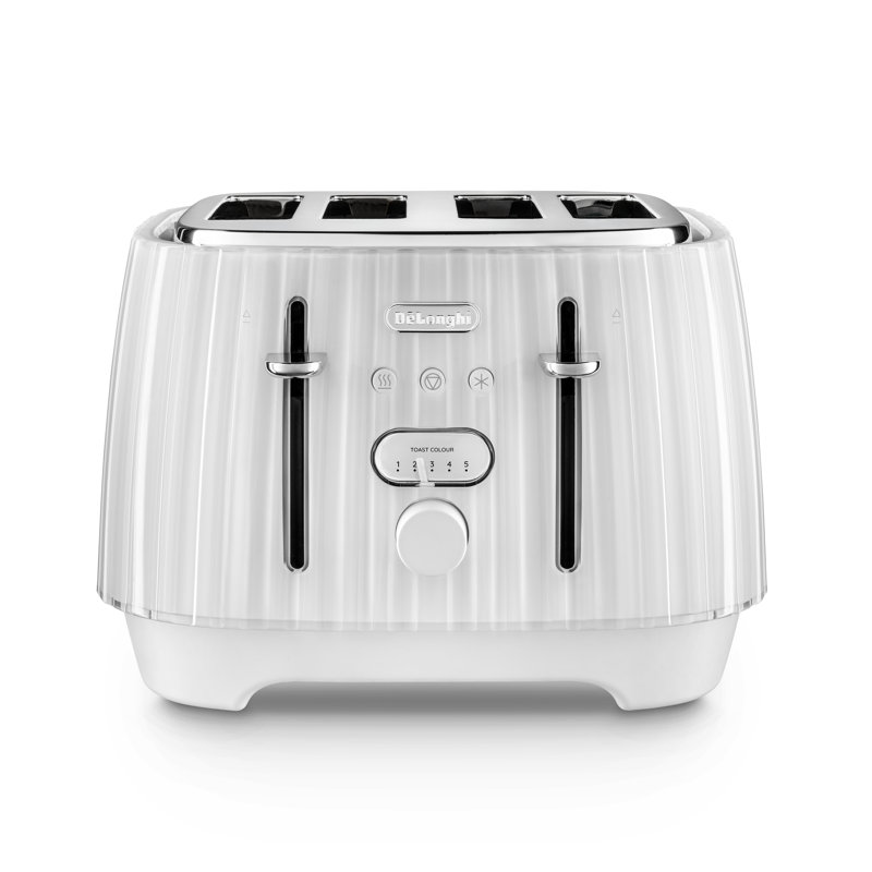  4 Slice Ballerina Toaster Laguna, White