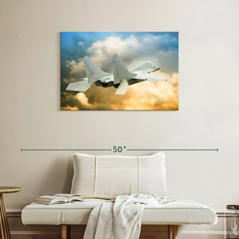 Mehar Military Aircraft, 24" H x 36" W