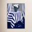 Tapis bleu par Marco Marella pour Studio M - Art mural encadré-790010460-790010404