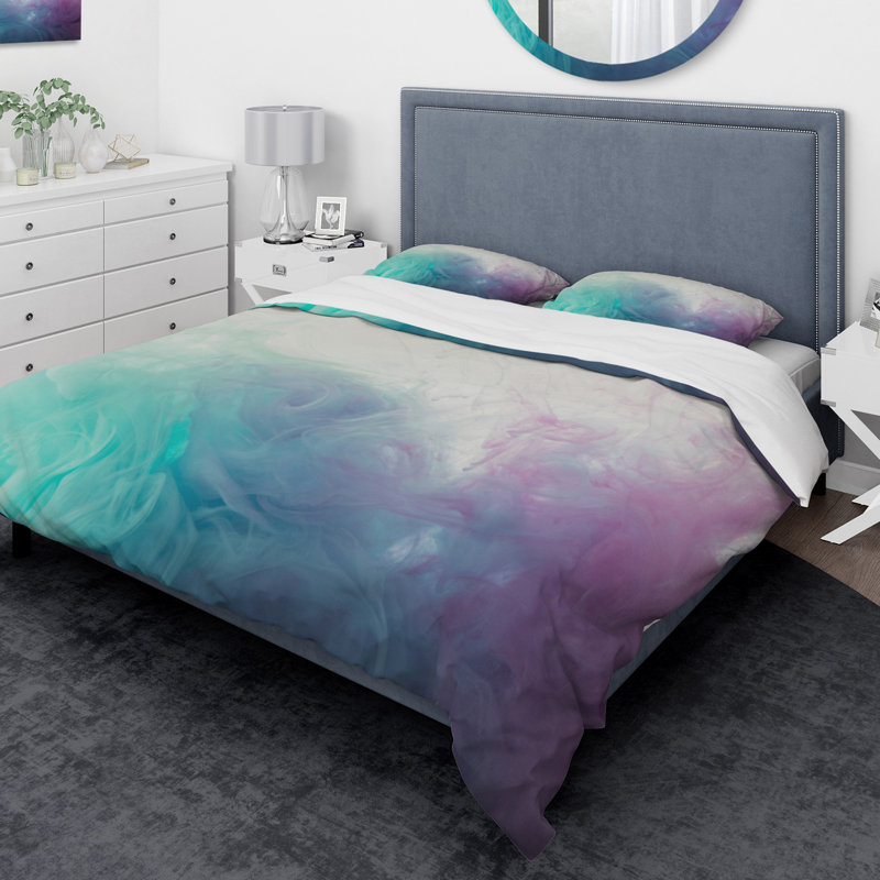 Modern & Contemporary Abstract Duvet Cover, Queen Duvet Cover + 2 Shams