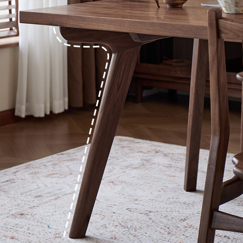 Table de salle à manger multifonctionnelle en bois massif, H 29,52 po x L 70,86 po x l 35,43 po
