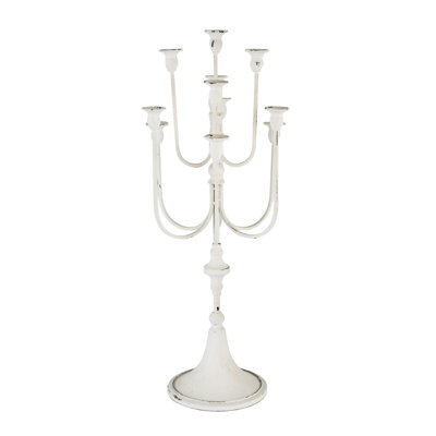 29.7'' H Iron Tabletop Candelabra