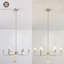 Lustre à intensité variable à 6 lumières de style l 26 po Maroneia pour cuisine ou salon-324961365