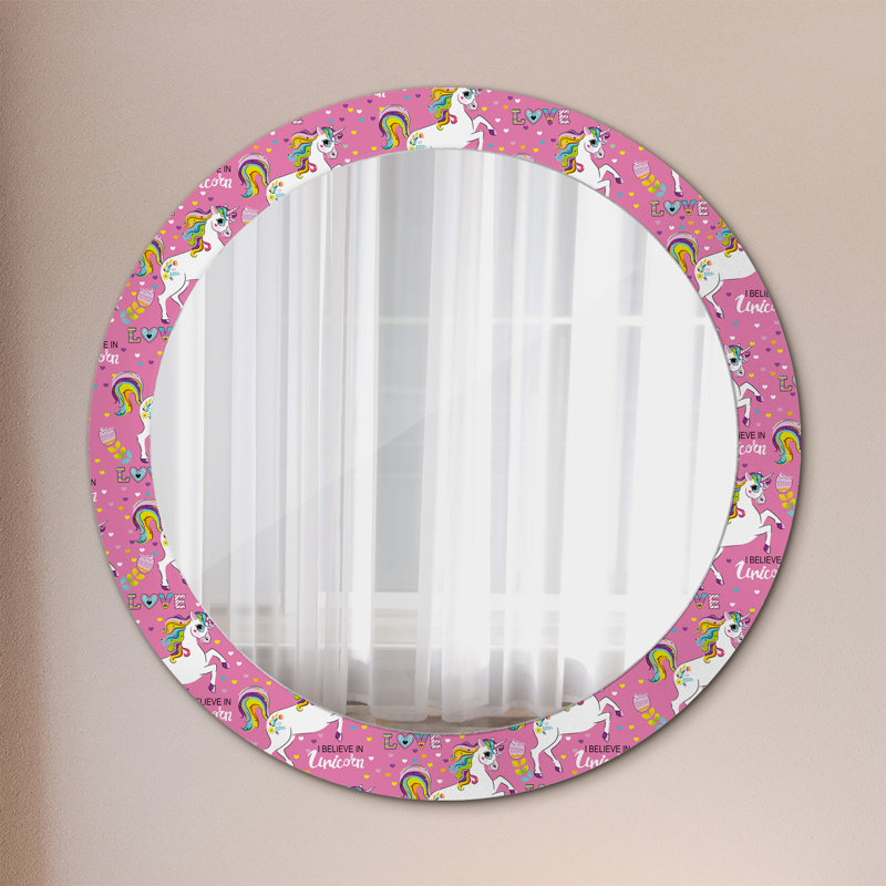 Huldar Glass Flat Wall Mirror, 80cm x 80cm