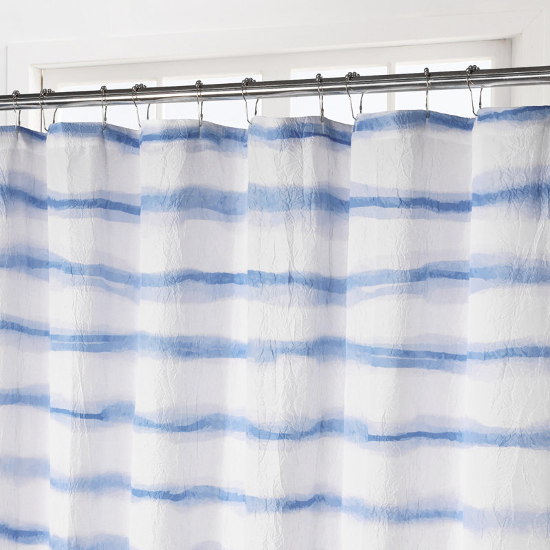Rideau de douche Wavy, Marine