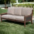 Nataly 76.38'' Wide Teak Patio Sofa with Sunbrella® Cushions