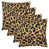 Yellow/Black Animal Print