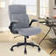 Fauteuil de direction ergonomique en similicuir avec repose-tête Llambrini-1681591723