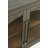 Sherree 33" Gothic Modern Arch Transitional Accent Storage Cabinet with Glass Doors-1117231161