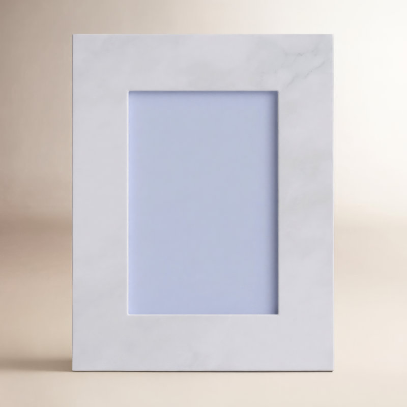 Cadre photo simple Matheson, 4 po x 6 po, Blanc