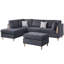 Canapé modulaire rembourré 4 pièces Khue-88638256-88632650