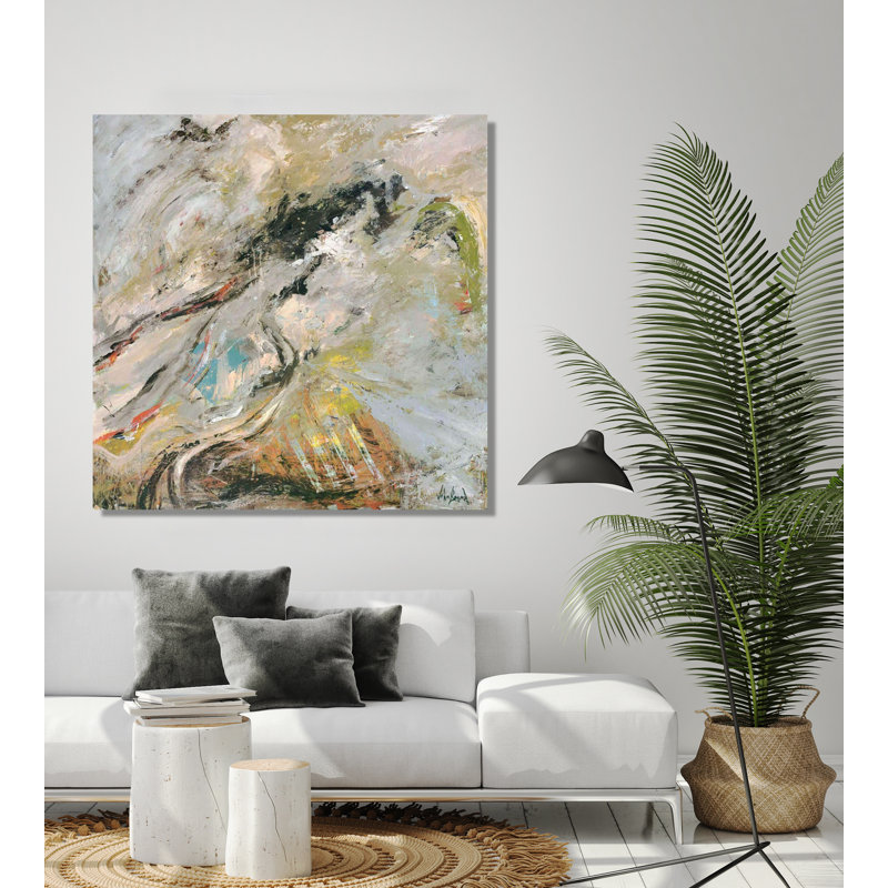Horsehead by John Beard - Artist Enhanced Canvas Print, 40" H x 40" W x 1.5" D