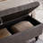  59 Inch Modern Upholstered Bed Bench with Storage, Entryway Accent Bench for Bedroom or Hallway Seating, Grey-632153631