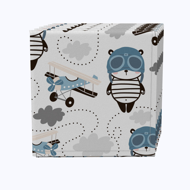 Cotton Twill No Pattern Rectangle Napkin