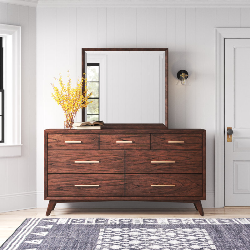 Commode 7 tiroirs avec miroir Gali
