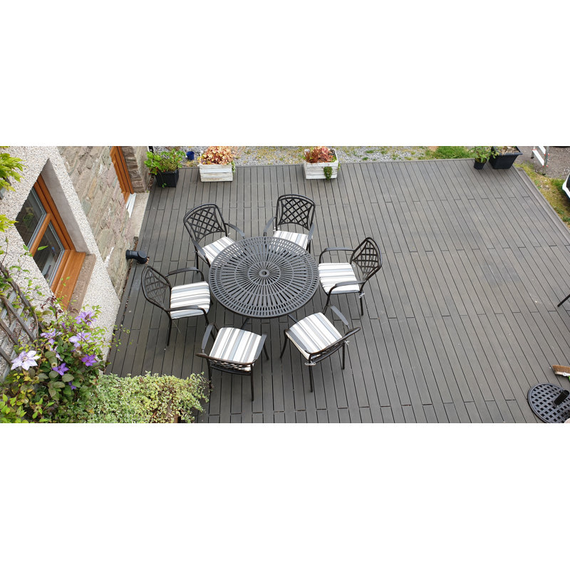 Broxden Elburn 6 Seater Dining Set with Cushions